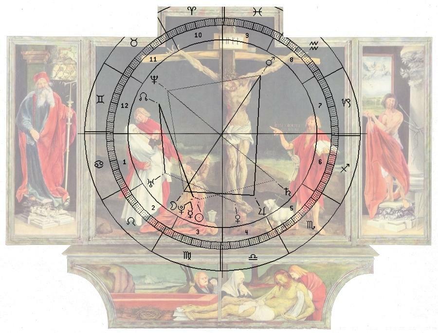 Grnewald, Altar, Horoskop-Uhr fr 867