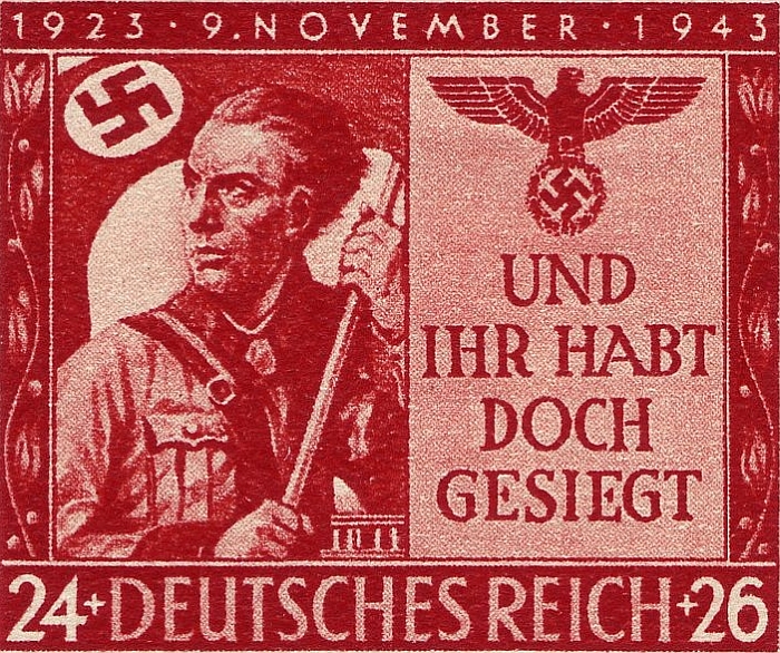 Briefmarke Hitlerputsch 1923