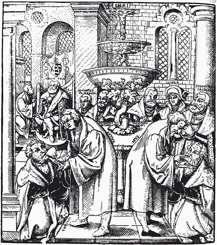 Cranachs Abendmahl 1550