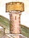 Schedel, Jerusalem, Detail, Turm 2 Uhr