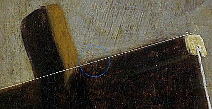 Rembrandt-Bild gespiegelt, Astro-Uhr Rudolf Levy, Malfehler
