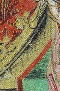Lehensherren-Bild, Detail links