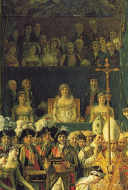 Napoleon-Krönung, David, Ausschnitt