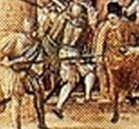 Dubois, Bartholomäusnacht, Detail Lanze