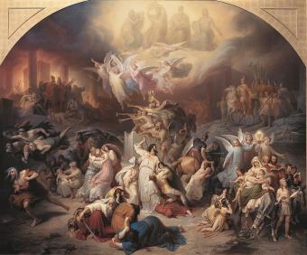 Kaulbach, Jerusalem, Zerst�rung, 69