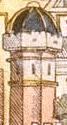 Schedel, Jerusalem, Detail, Turm 5 Uhr