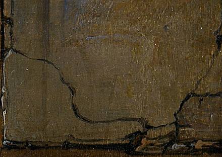 Rembrandt: Künstler in seinem Atelier; Frau, Hals, Faust