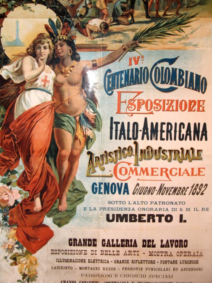 Ausstellungsplakat Genua 1892