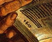 Jesus, Dürer, 1506; Detail Pagina gedreht