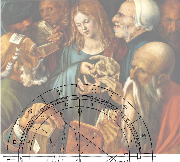 Jesus, Dürer, 1506, Astro-Uhr 1764